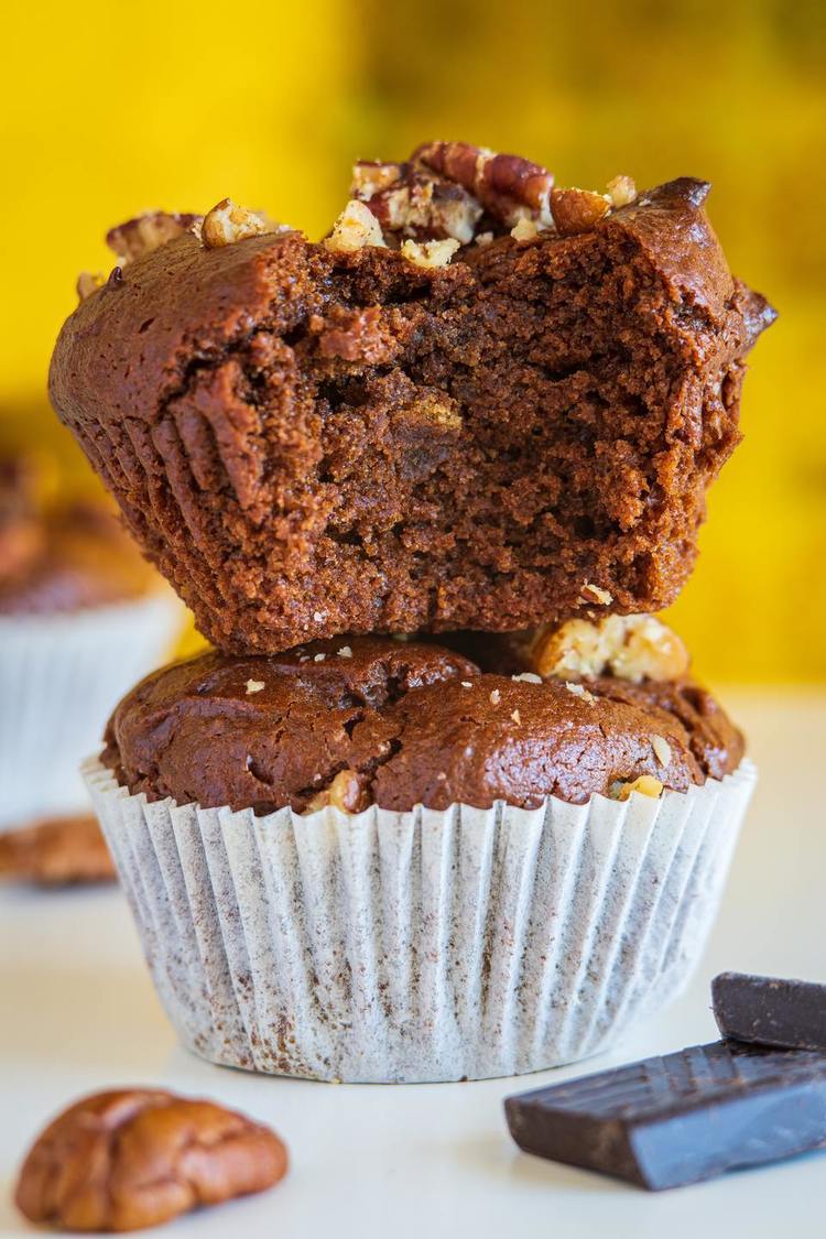Chocolate Walnut Muffins Recipe